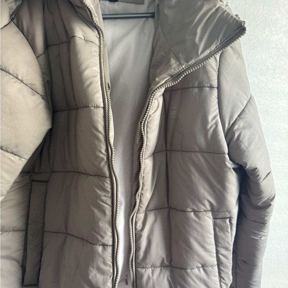 G-Star Light Gray Puffer Jacket